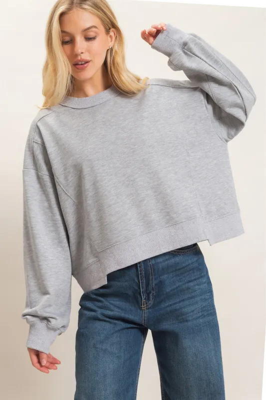 Ribbed Crew Neck Sweatshirt made by HYFVE