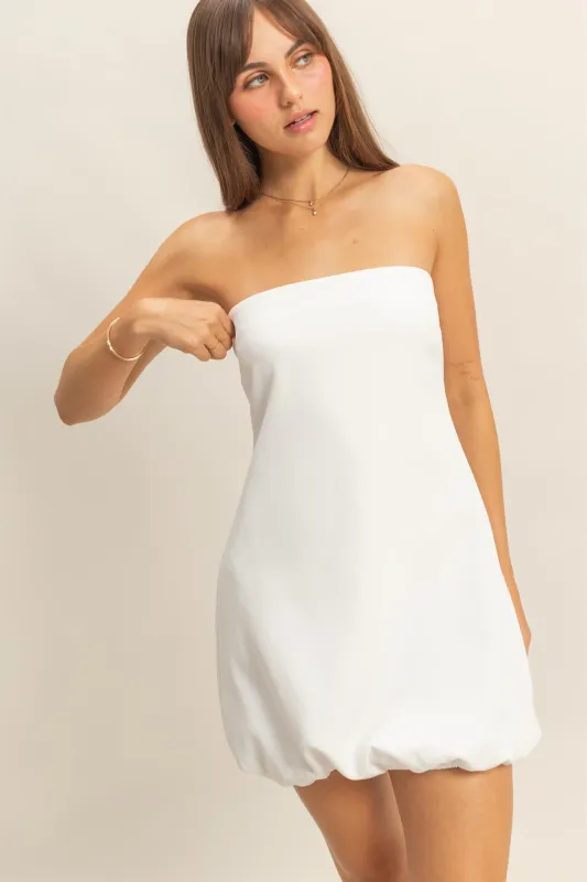 Chic Blouson Mini Dress made by HYFVE