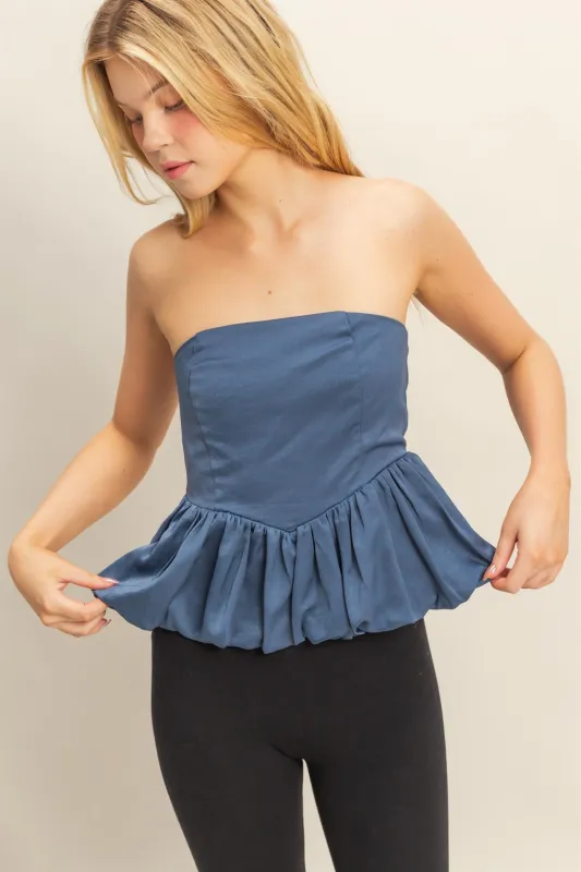Chic Balloon Hem Top made by HYFVE