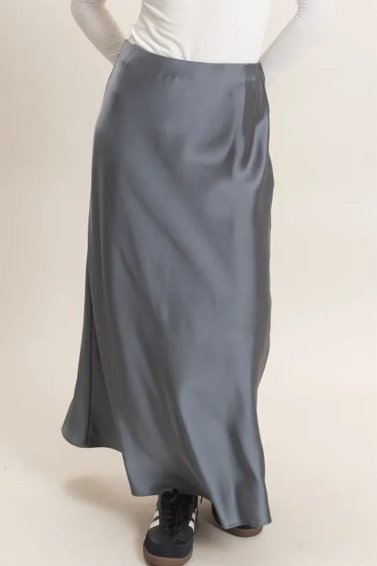 Satin Maxi Skirt made by Double Zero