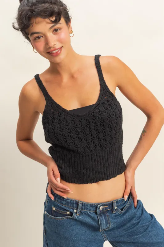 Crochet Crop Top made by Double Zero