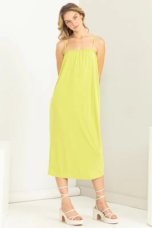 Extra Love Tie-Back Midi Dress made by Double Zero