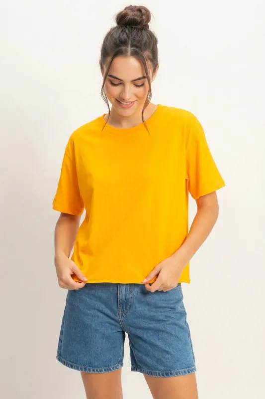 Drop Shoulder Relaxed Fit Everyday Tee made by Double Zero