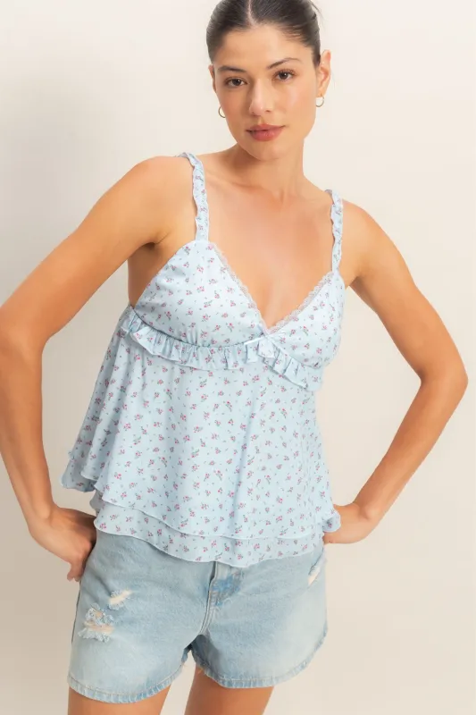 Floral Tiered Top made by HYFVE