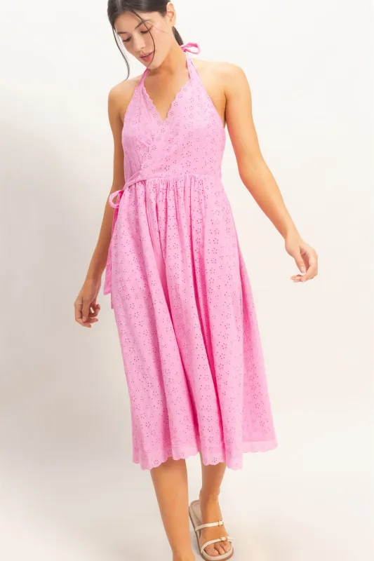 Halter Neck Midi Dress made by HYFVE