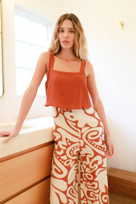 Strapless Print Jumpsuit made by HYFVE