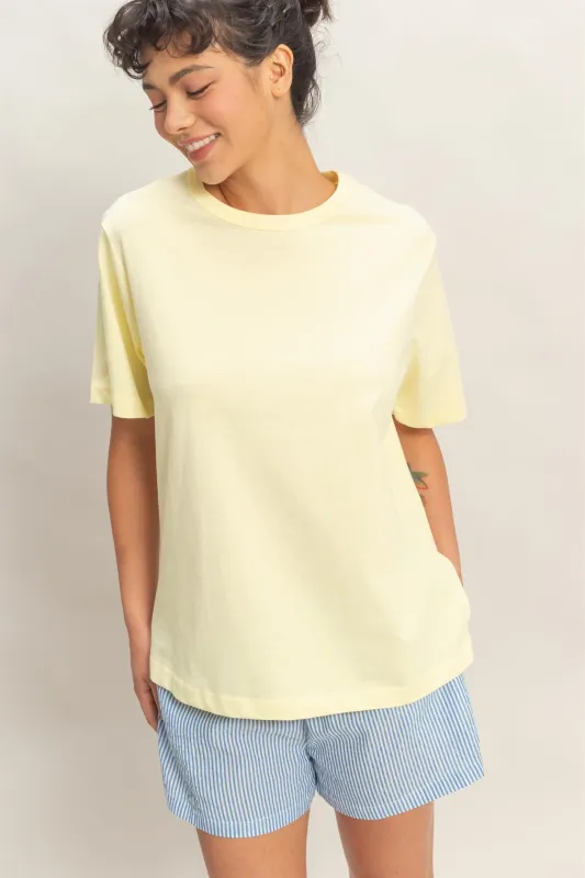 Oversized Short Sleeve Crew Neck T-Shirt made by Double Zero