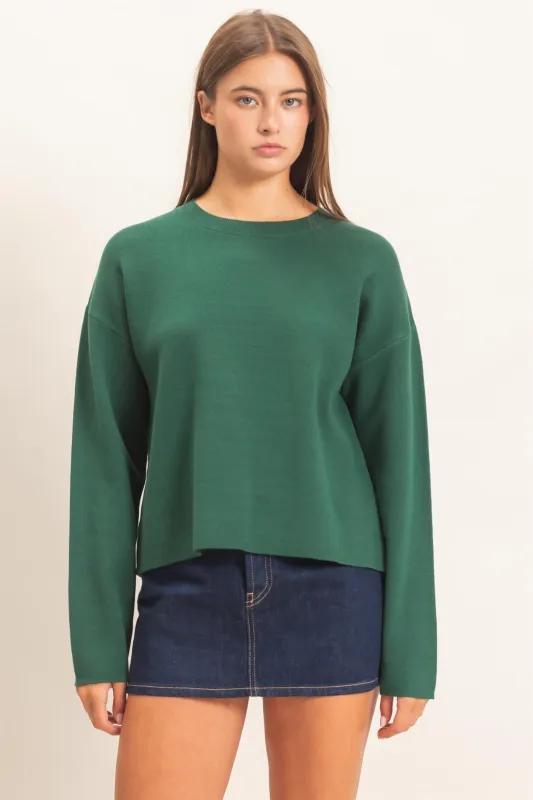 Crew Neck Sweater made by Double Zero