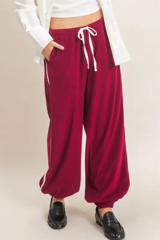 Drawstring Waist Jogger Pants made by HYFVE