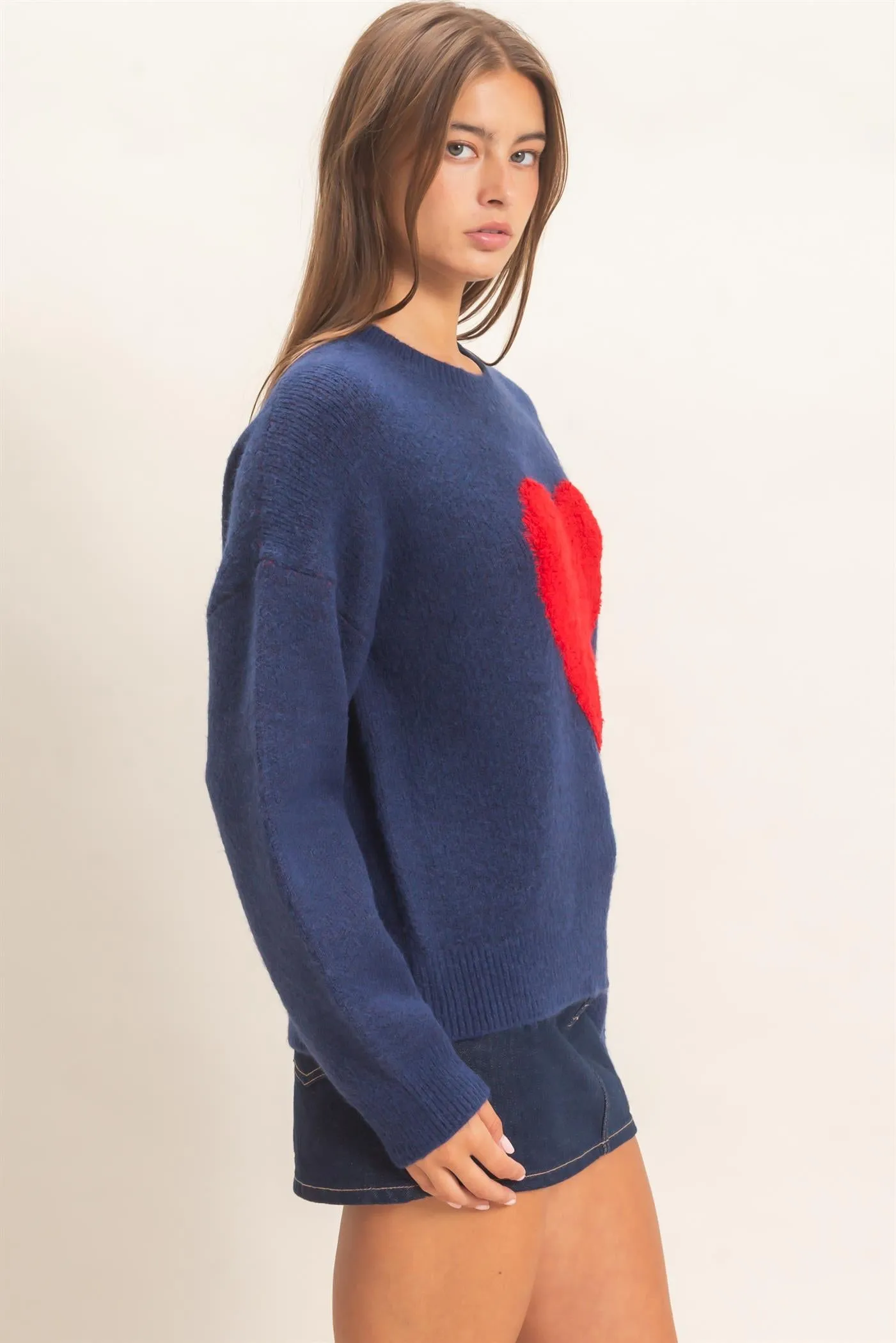 Heart Graphic Sweater sold by HYFVE product image thumbnail 5