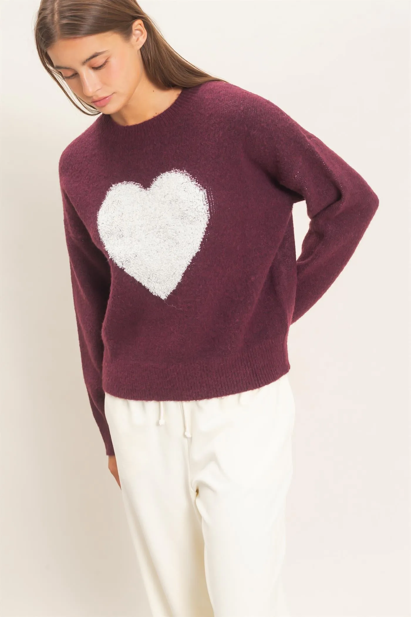 Heart Graphic Sweater sold by HYFVE product image thumbnail 3