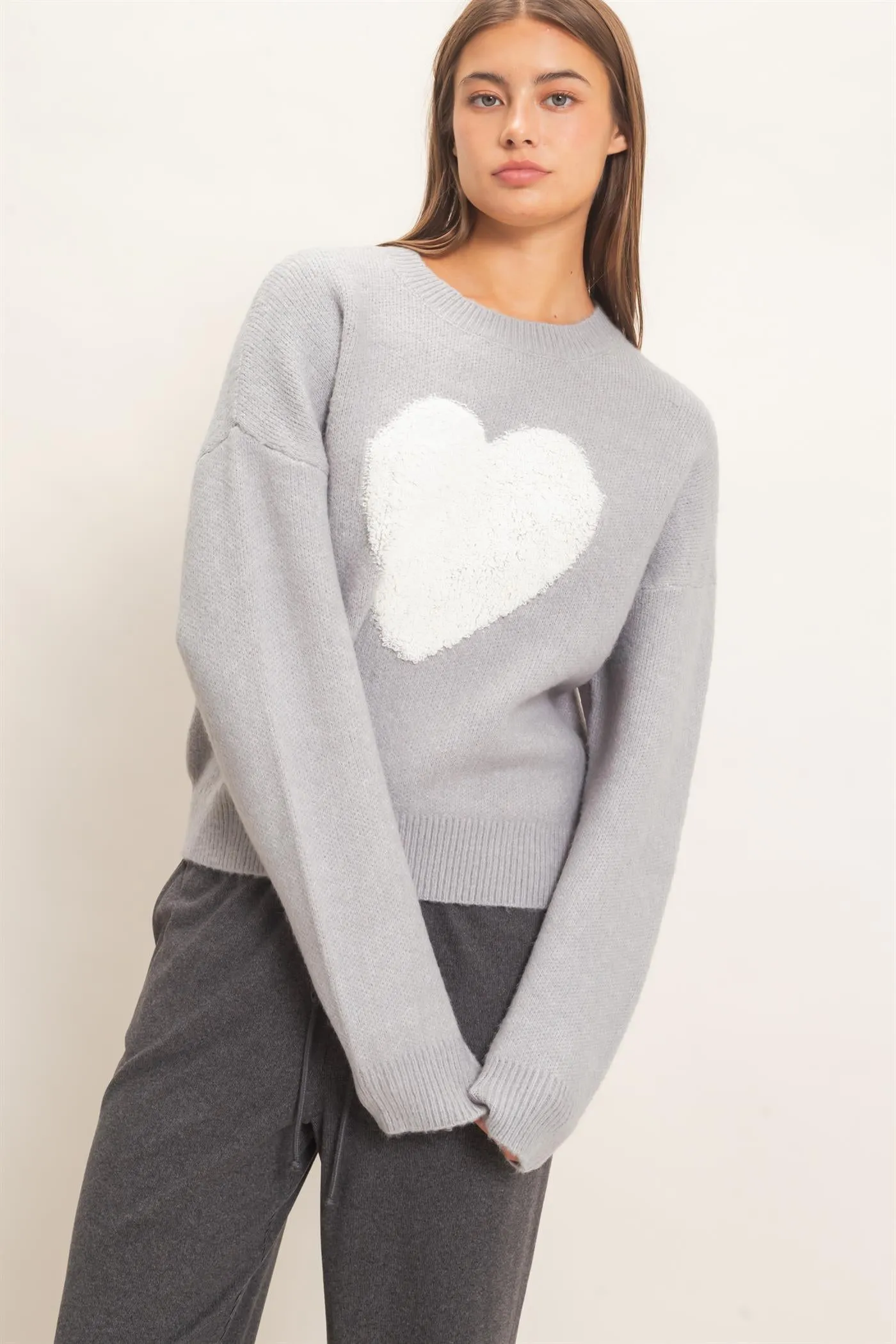 Heart Graphic Sweater sold by HYFVE product image thumbnail 2