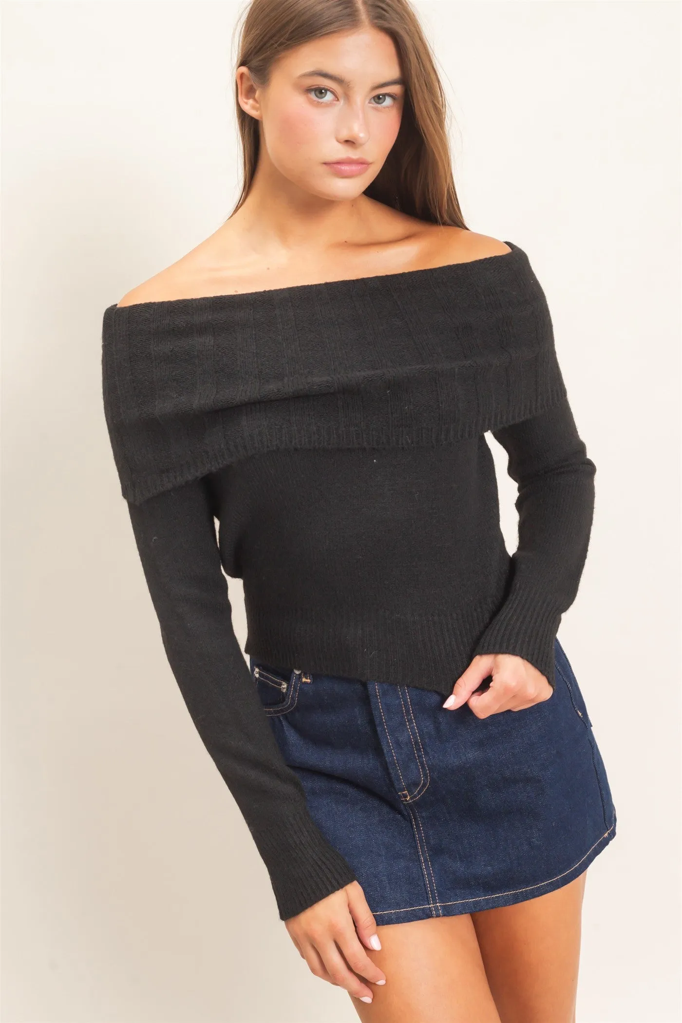 Off-Shoulder Sweater sold by HYFVE product image thumbnail 5
