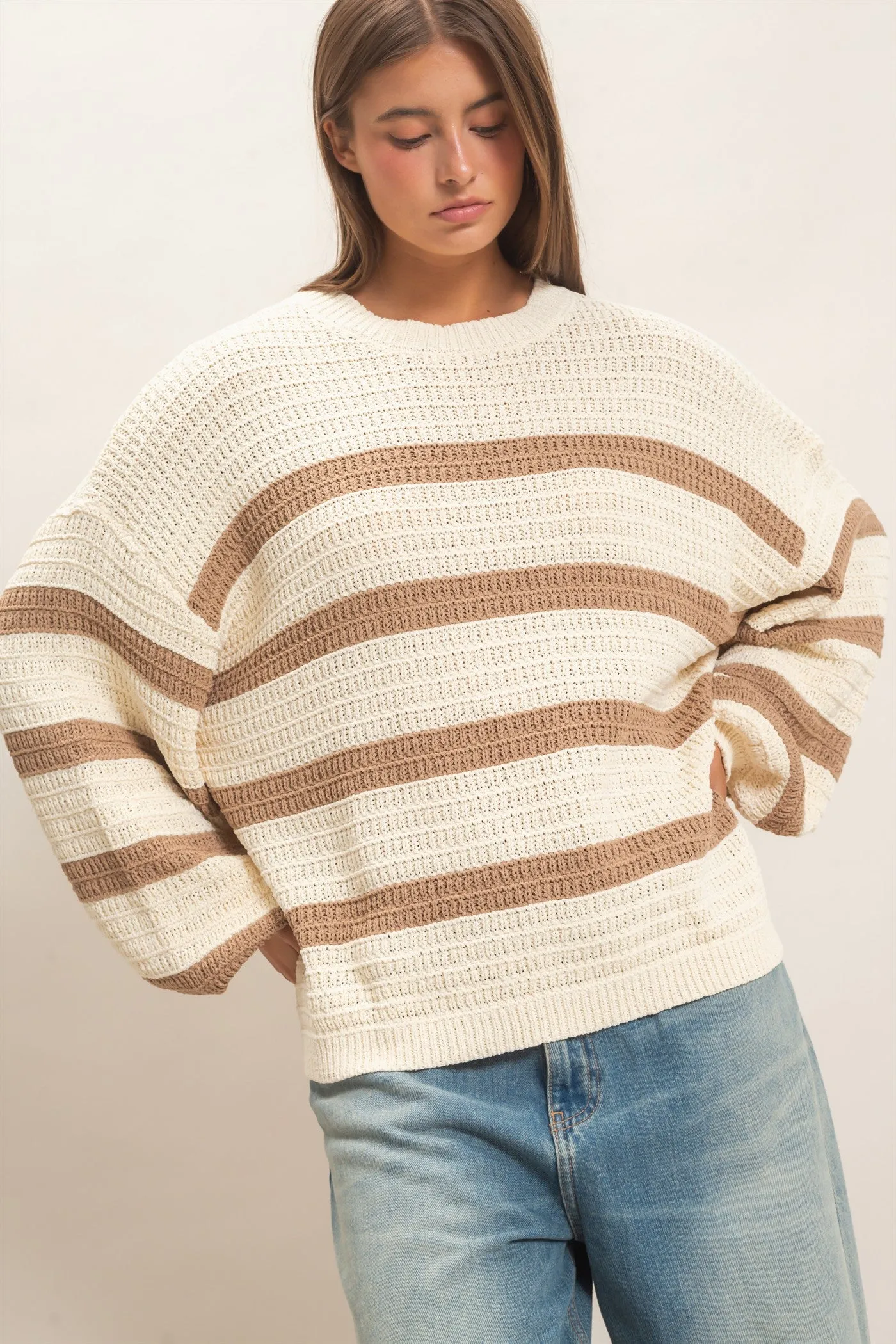 Striped Oversized Sweater sold by HYFVE product image thumbnail 2