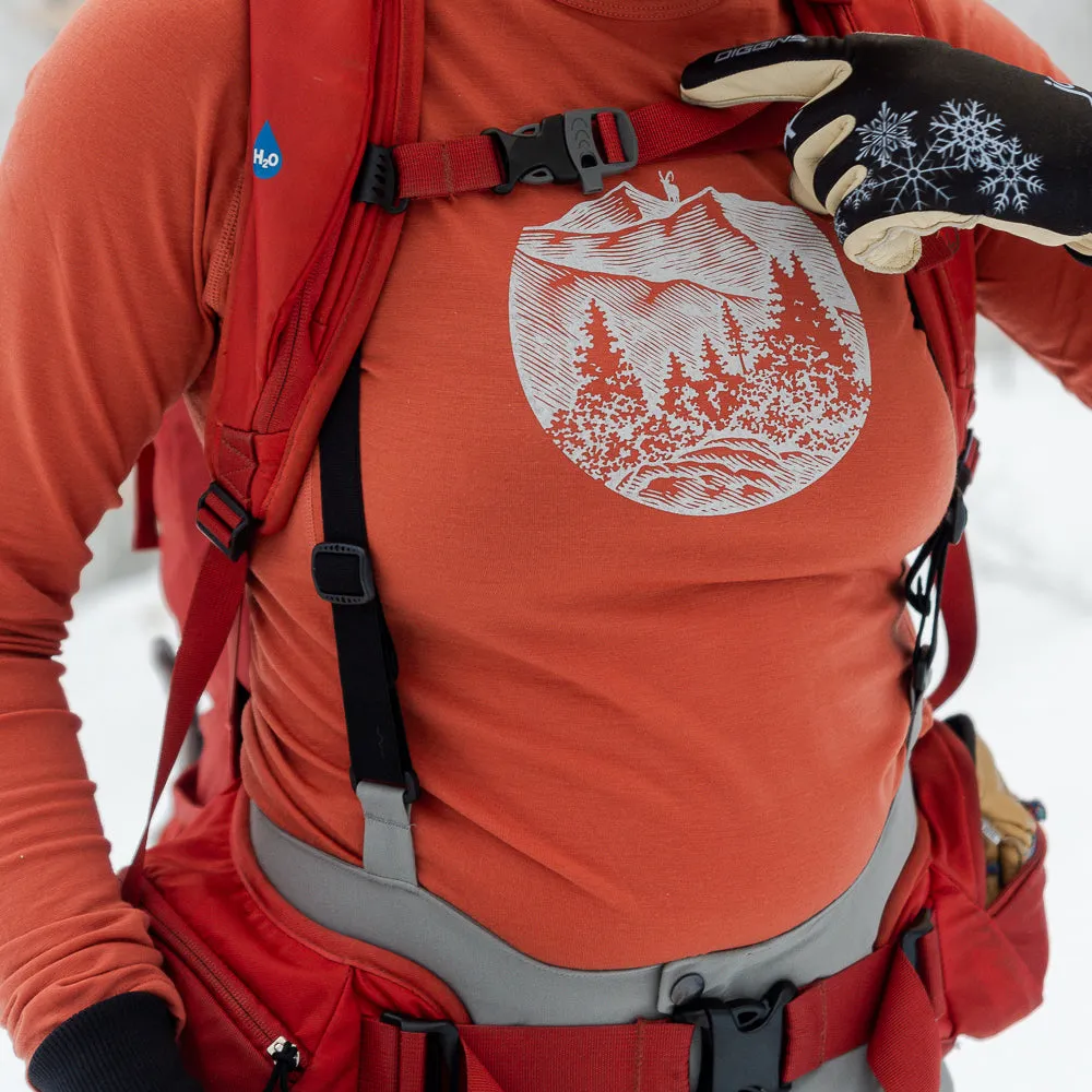 Women's Woolies Tech Long Sleeve Art Crew sold by Ibex product image thumbnail 2