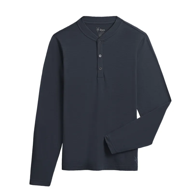 Men's Travel Henley Long Sleeve sold by Ibex