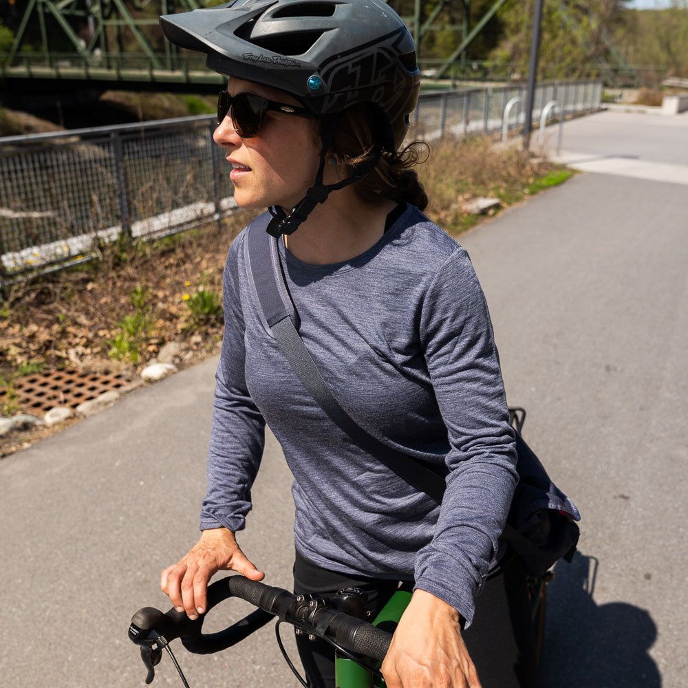 Women's Merino Tencel Long Sleeve Tee sold by Ibex product image thumbnail 3