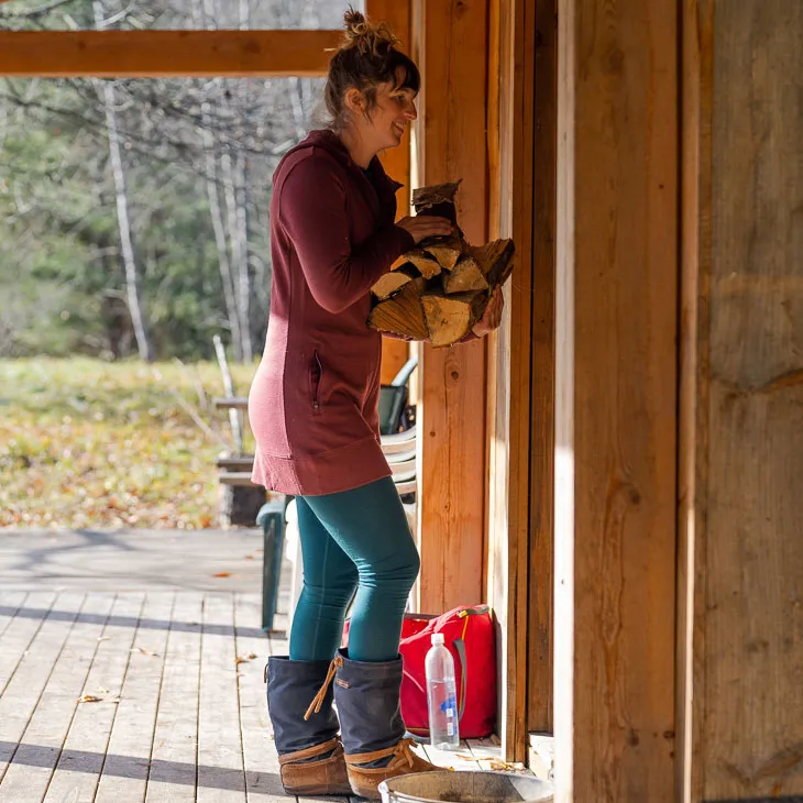 Women's Shak Long Jacket sold by Ibex product image thumbnail 3