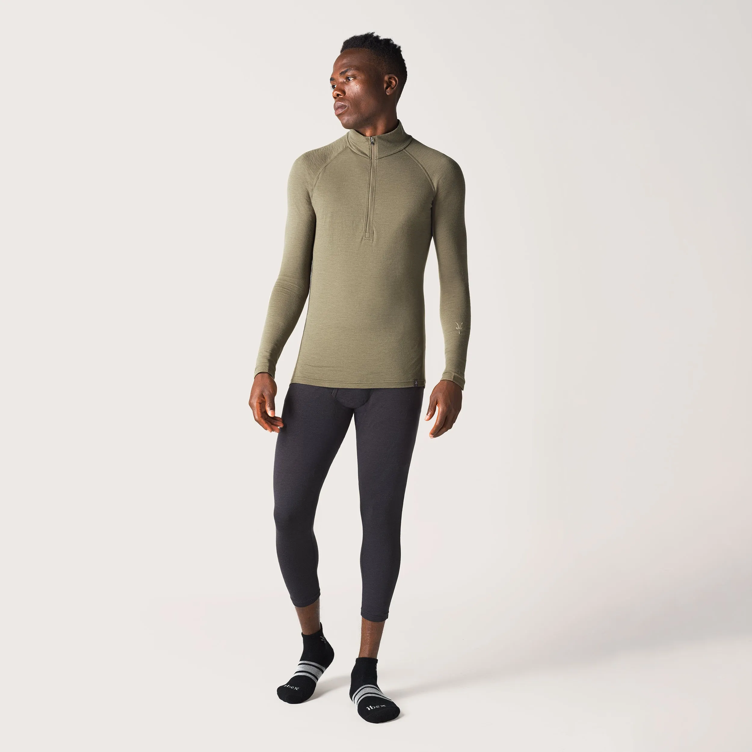 Men's Woolies Pro Tech 3/4 Length Bottom sold by Ibex product image thumbnail 2