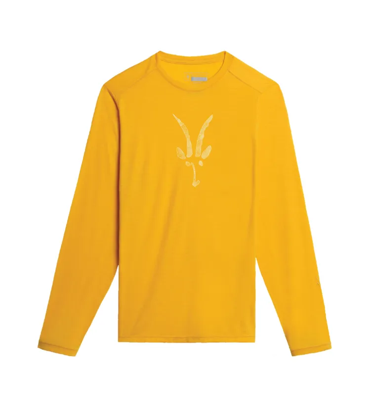 Men's Journey Long Sleeve Art Crew made by Ibex