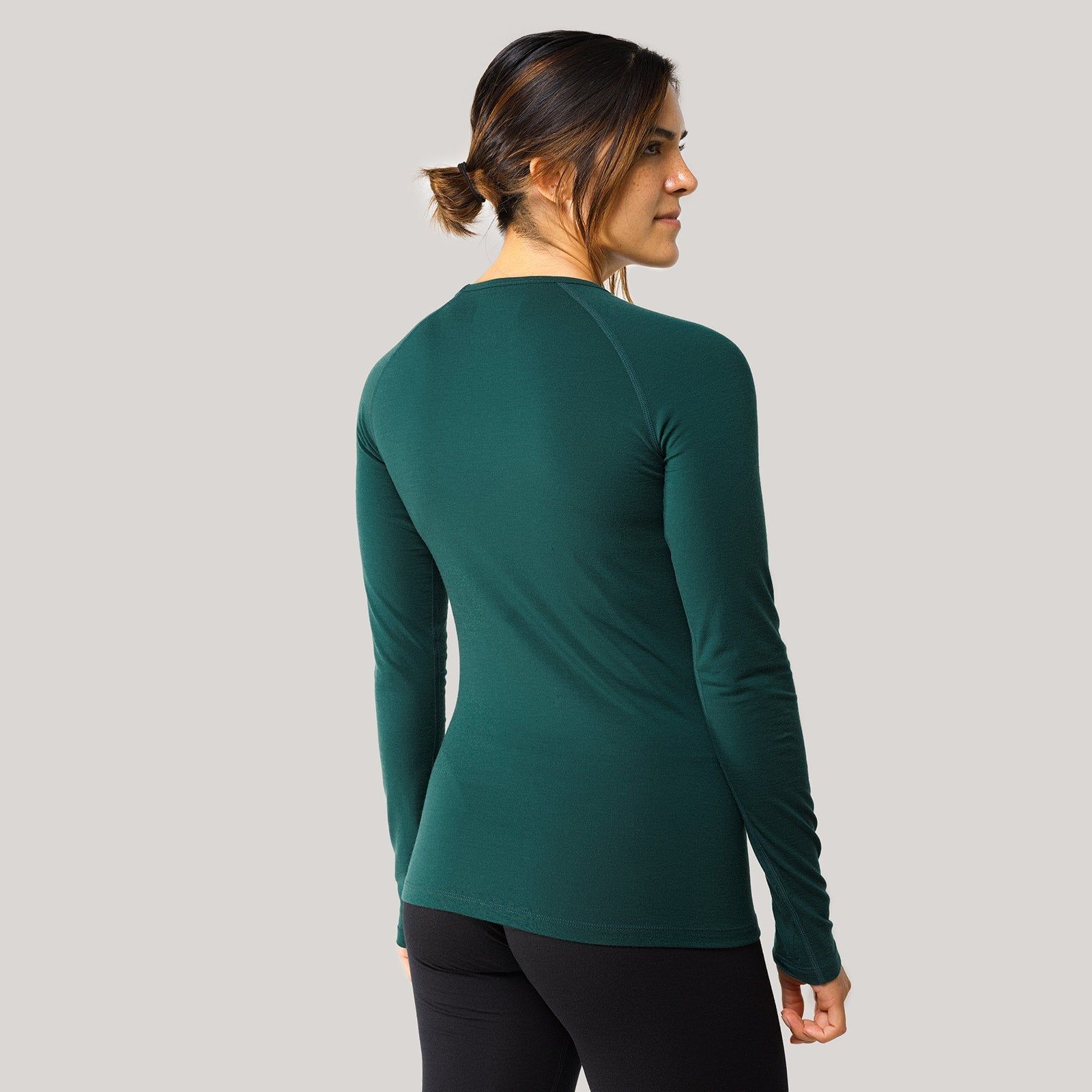 Women's Woolies Tech Long Sleeve Crew sold by Ibex product image thumbnail 6