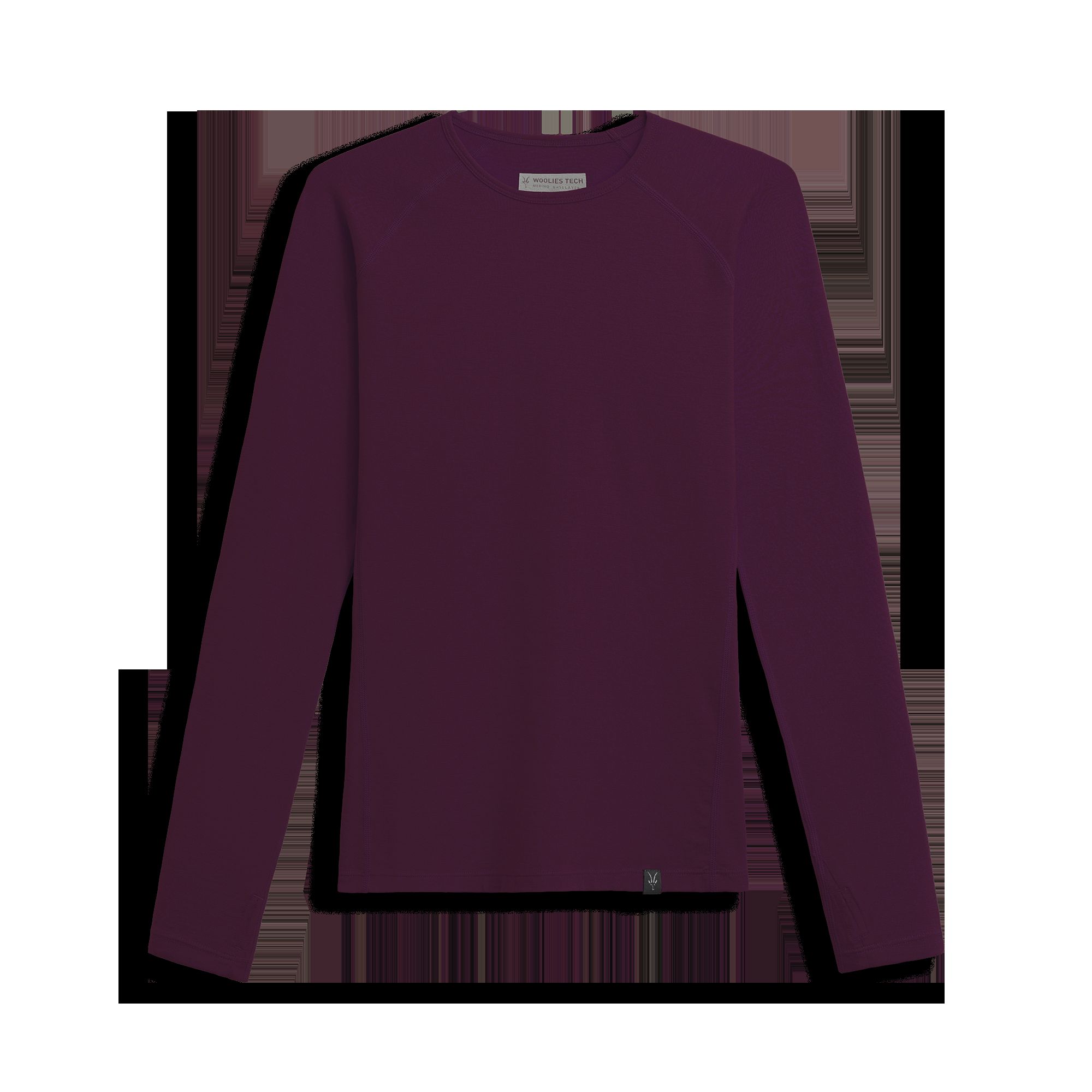Women's Woolies Tech Long Sleeve Crew sold by Ibex product image thumbnail 3