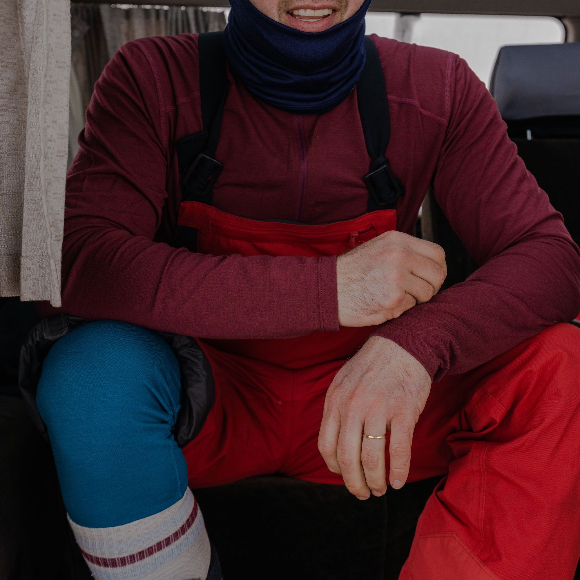 Men's Woolies Tech Long Sleeve 1/4 Zip sold by Ibex product image thumbnail 3