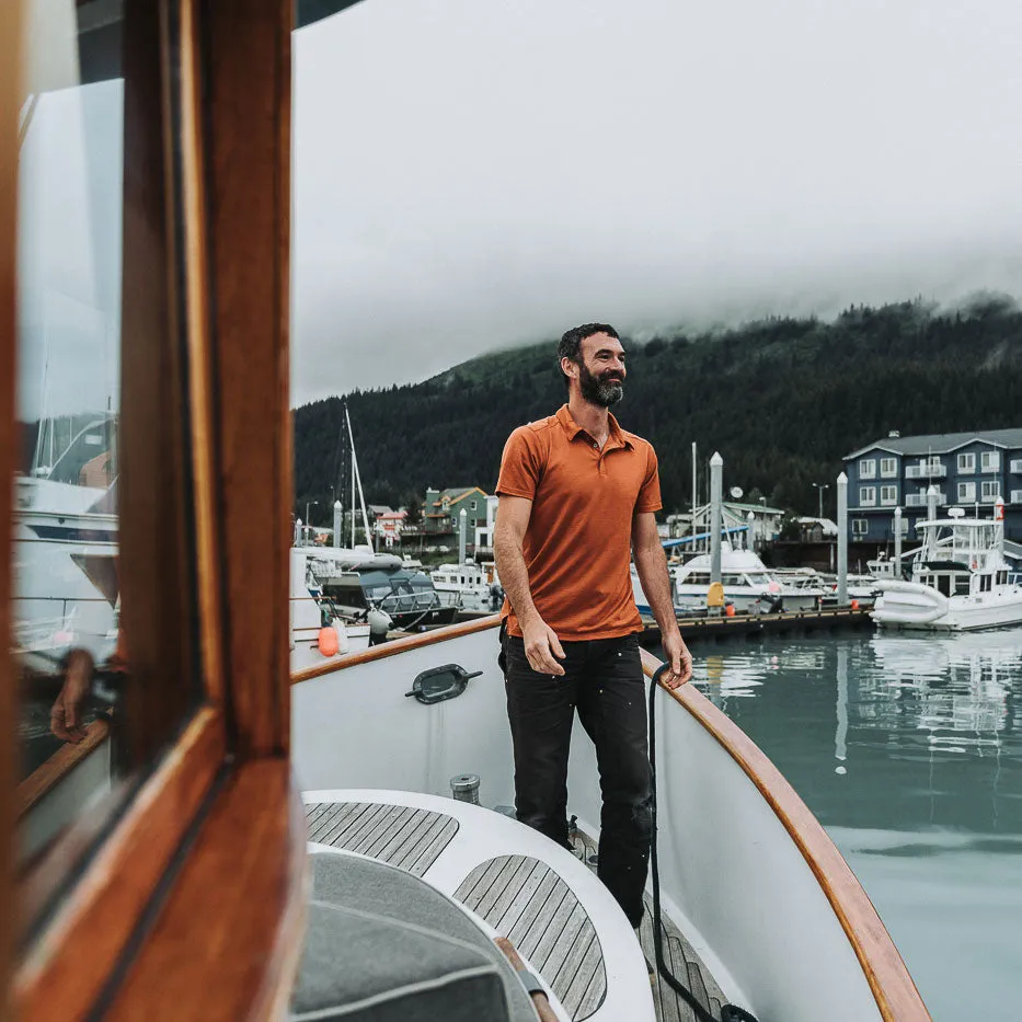 Men's 24 Hour Short Sleeve Polo sold by Ibex product image thumbnail 4