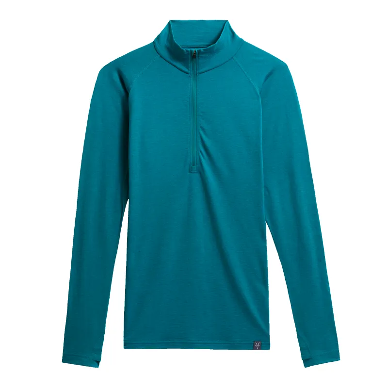 Men's Woolies Pro Tech 1/4 Zip made by Ibex