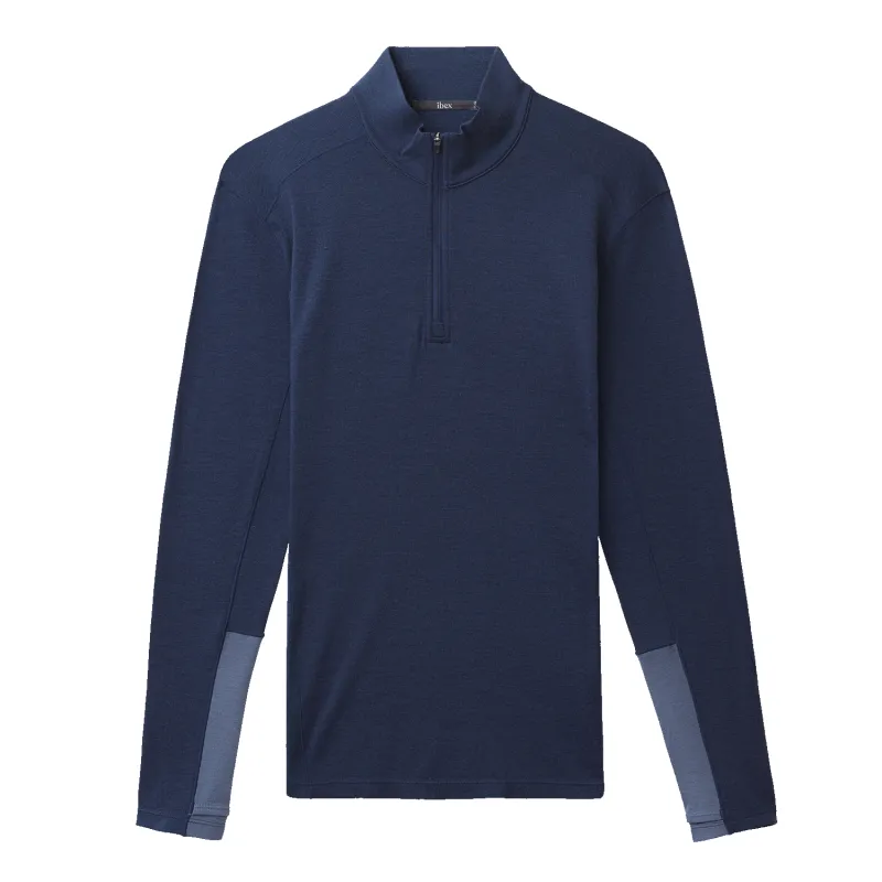 Men's Woolies 250 1/4 Zip made by Ibex