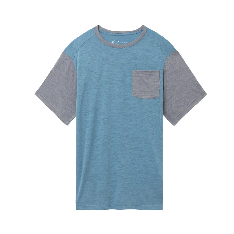 Men's Goat Pocket Short Sleeve Tee made by Ibex