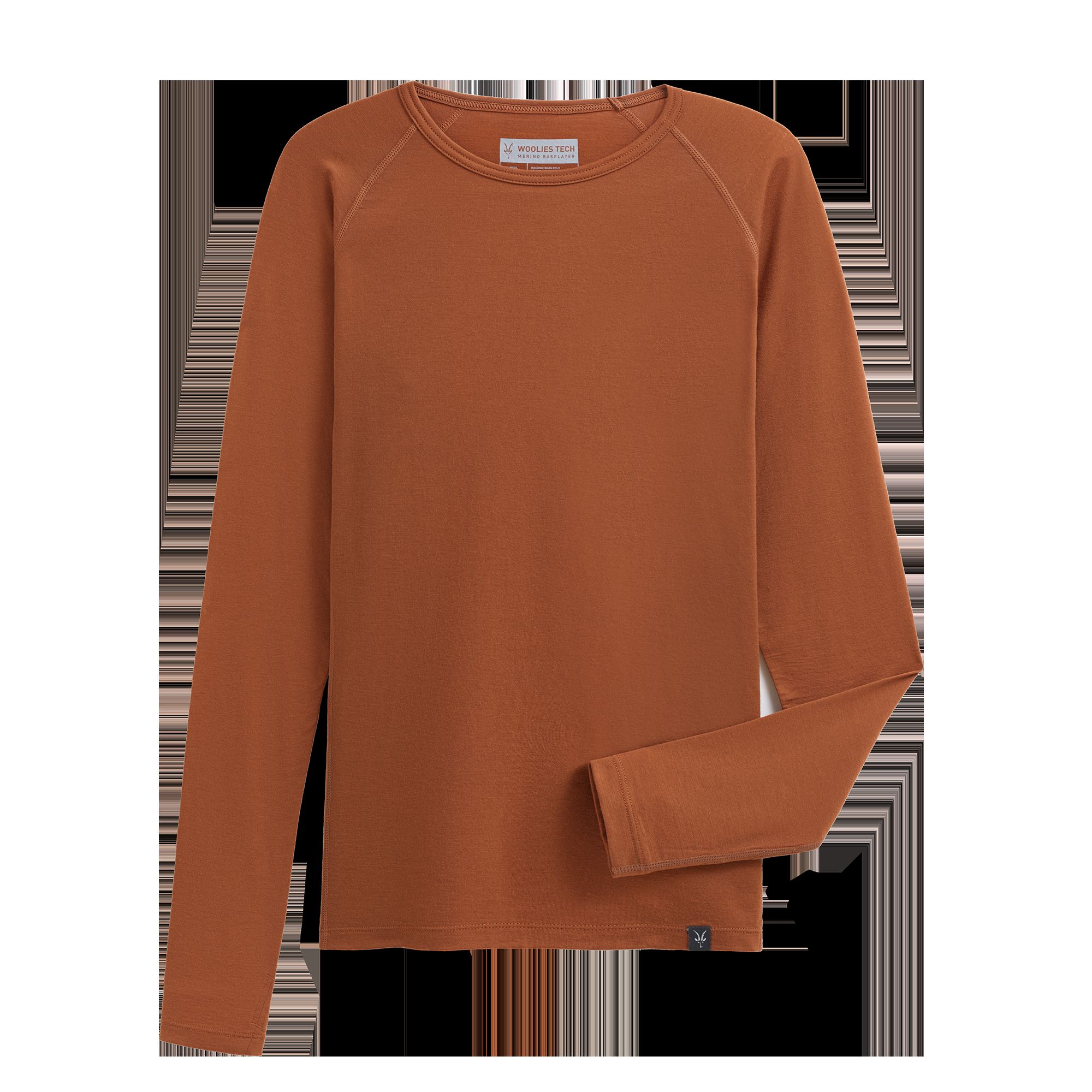 Men's Woolies Tech Long Sleeve Crew sold by Ibex product image thumbnail 3