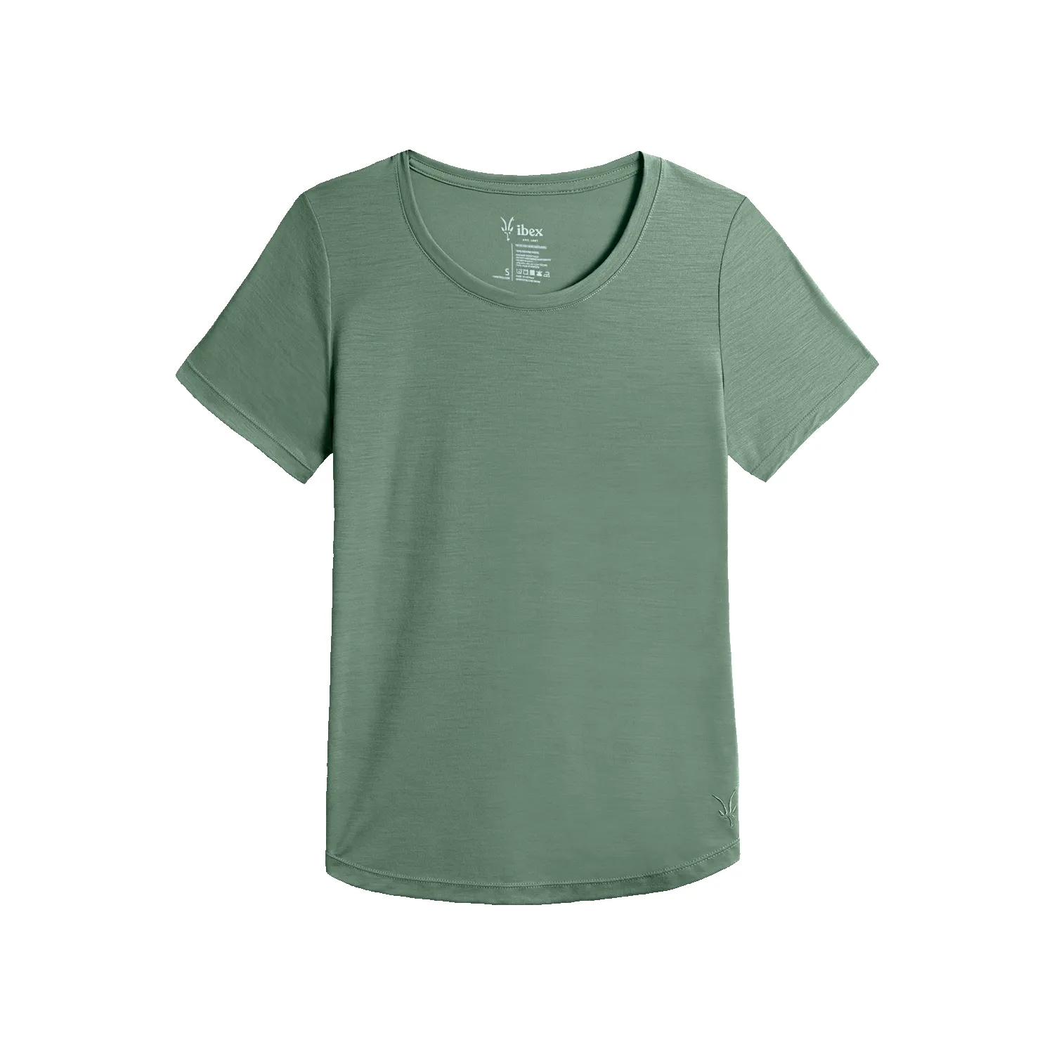 Women's 24 Hour Short Sleeve Low Crew sold by Ibex product image thumbnail 3