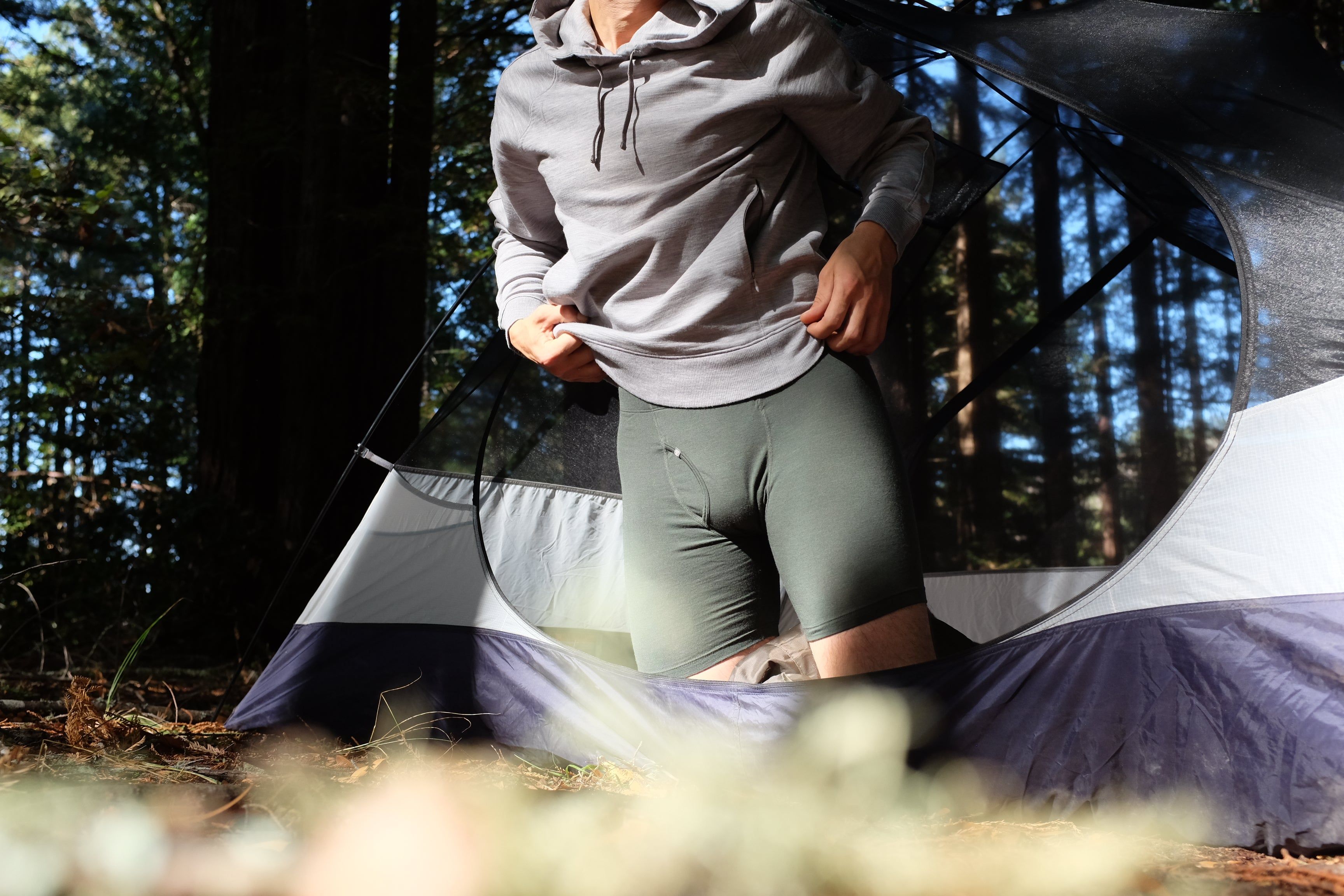 Men's Woolies Tech Boxer Brief sold by Ibex product image thumbnail 4