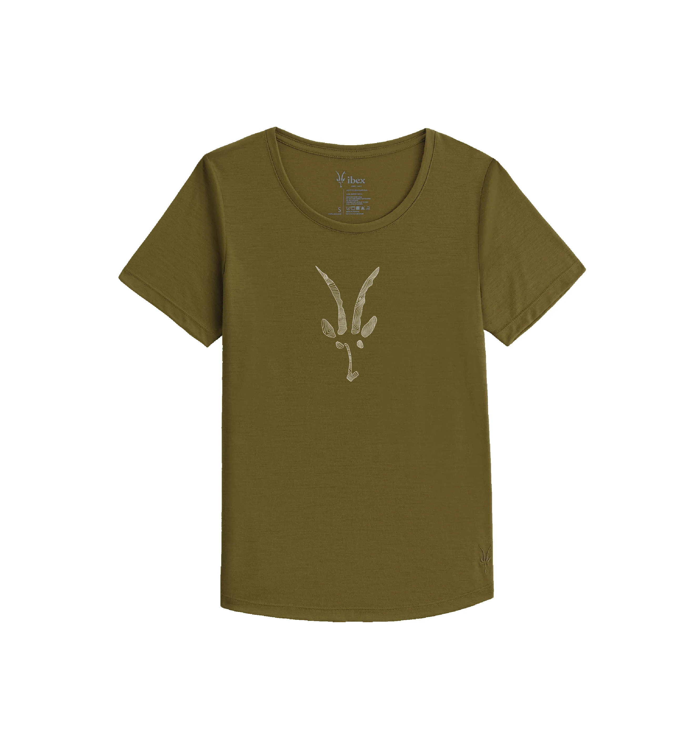 Women's 24 Hour Short Sleeve Scoop Neck Art Tee sold by Ibex