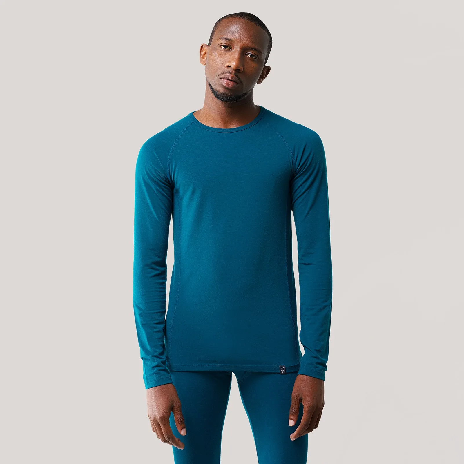 Men's Woolies Tech Long Sleeve Crew sold by Ibex product image thumbnail 2