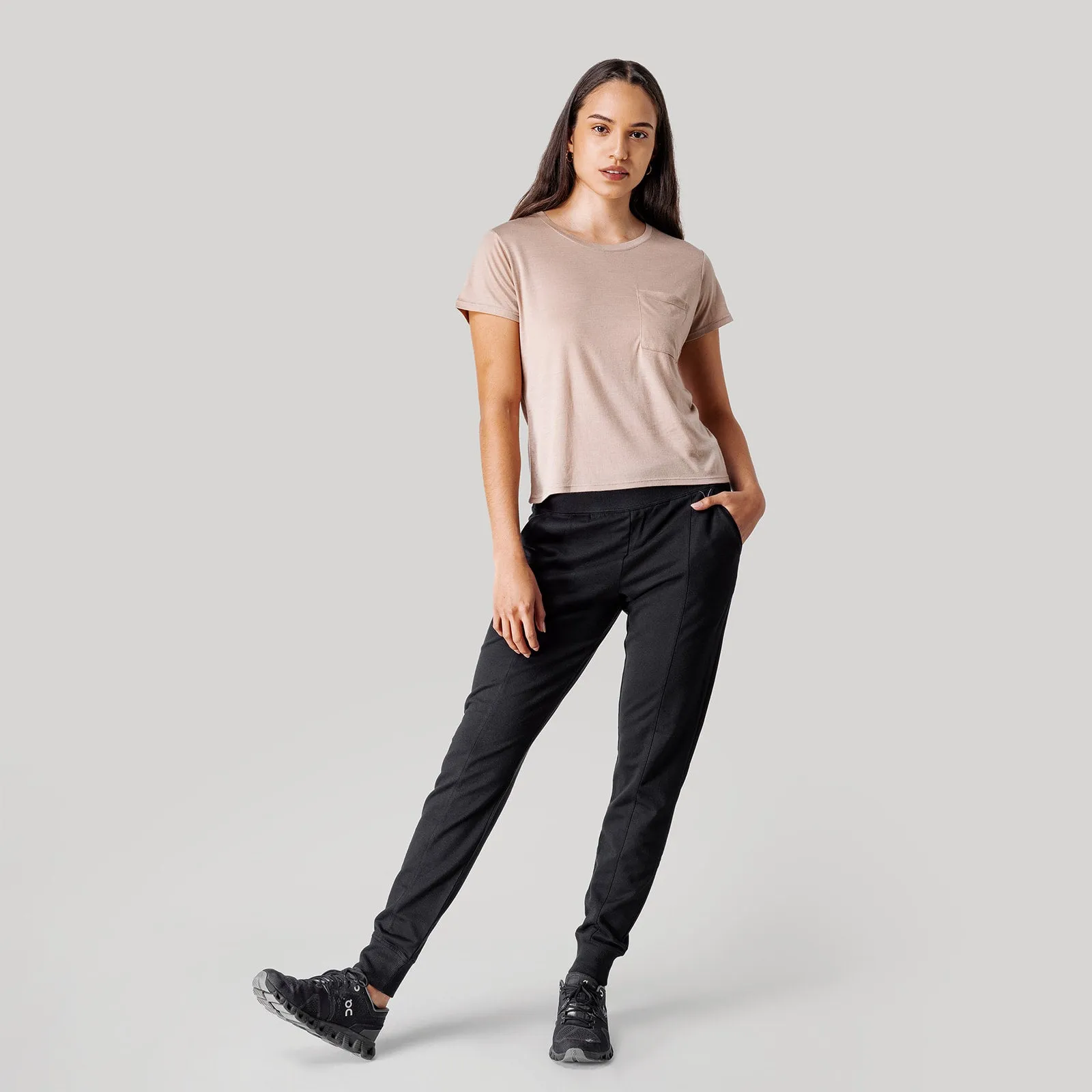 Women's Merino Tencel Pocket Short Sleeve Tee sold by Ibex product image thumbnail 3