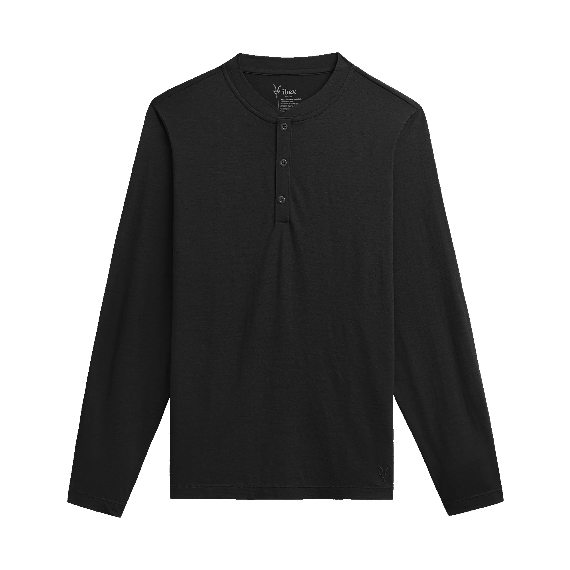 Men's Travel Henley Long Sleeve sold by Ibex product image thumbnail 2