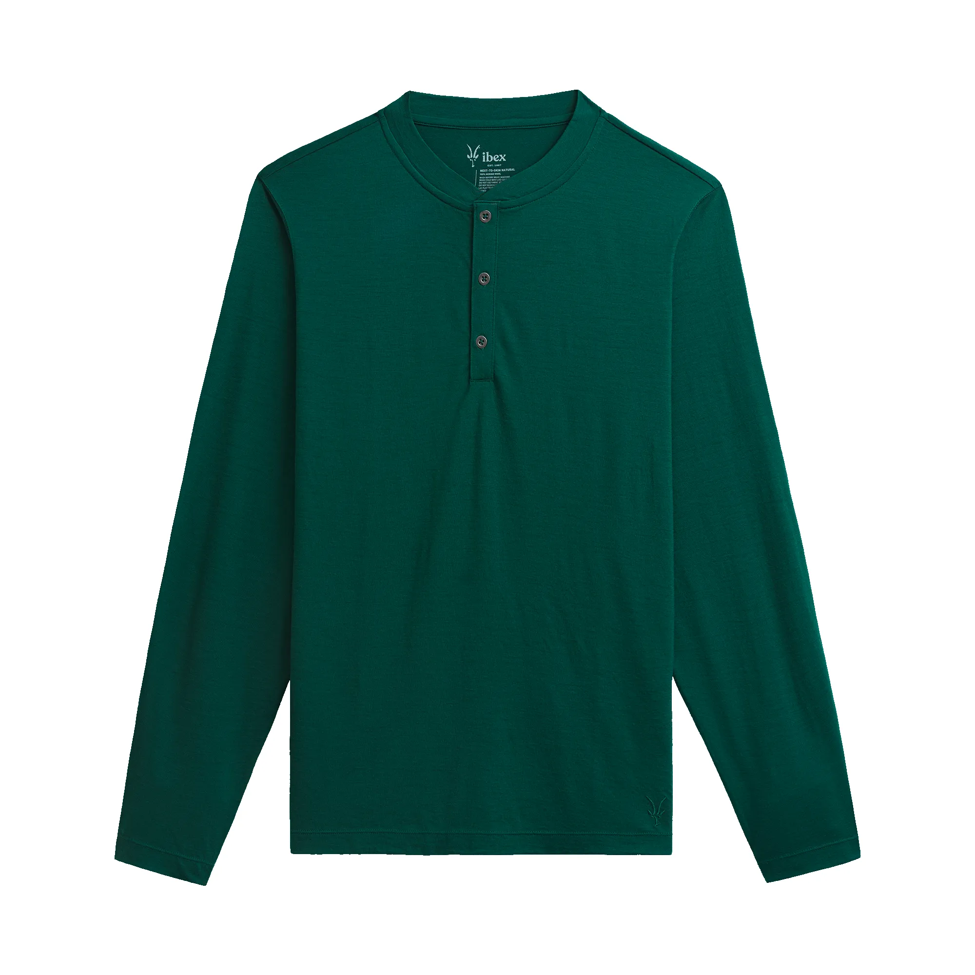 Men's Travel Henley Long Sleeve sold by Ibex