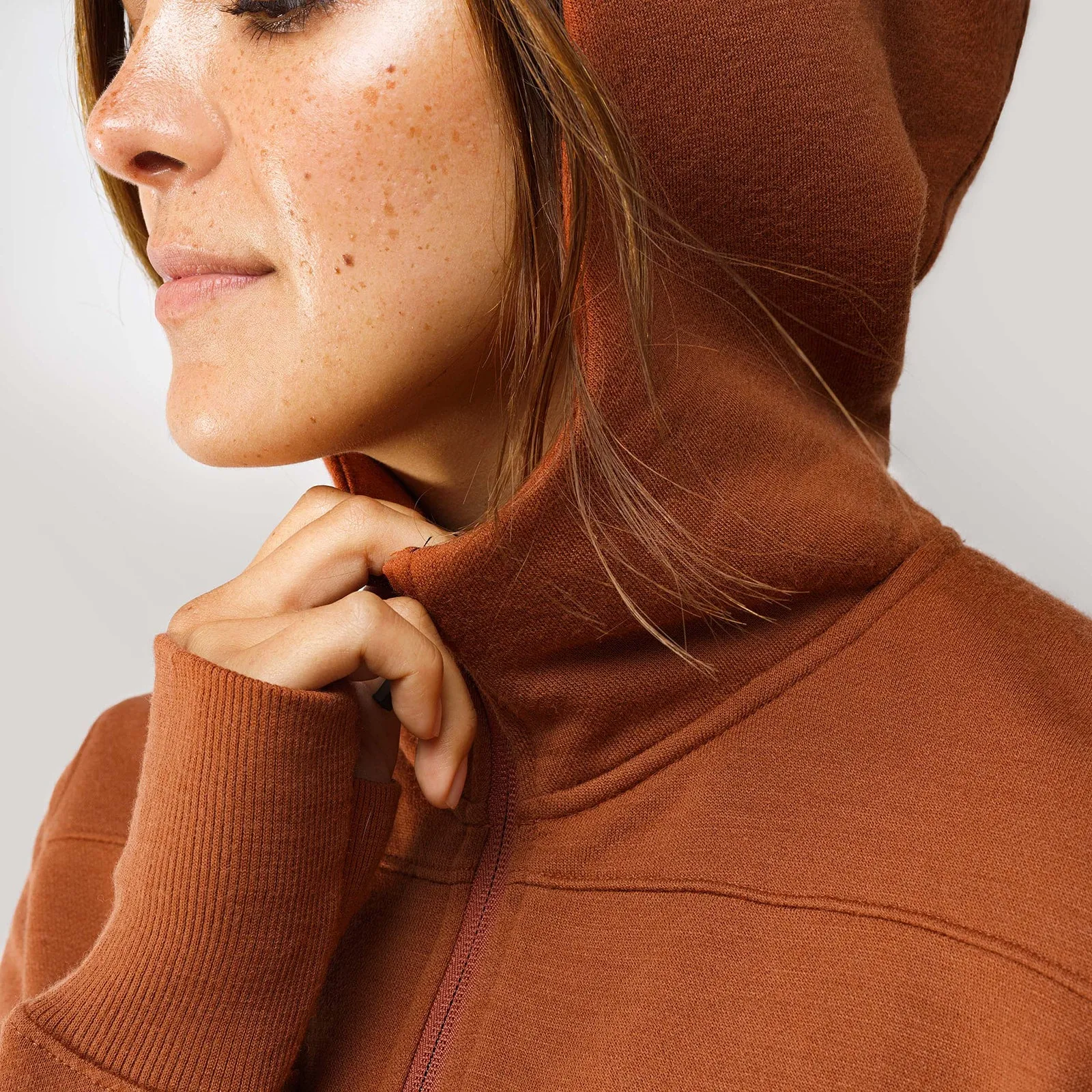 Women's Mammoth Full Zip Hoodie sold by Ibex product image thumbnail 4