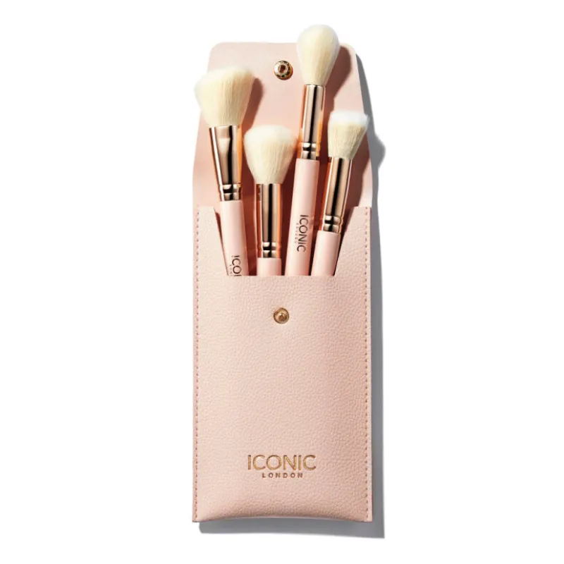Handbag Glam Face Brush Set made by ICONIC London