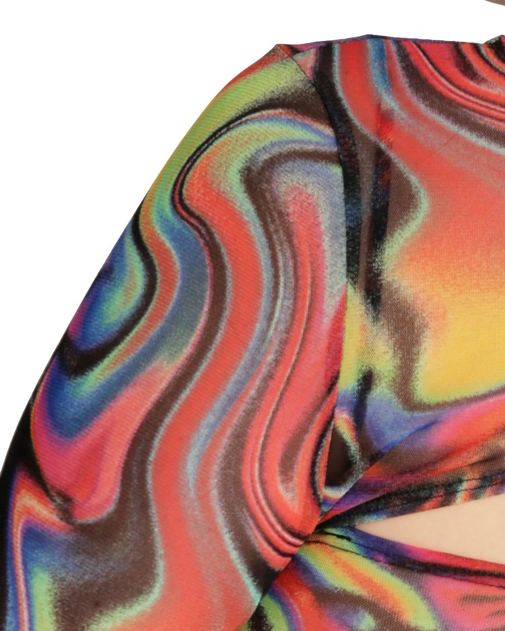 Groovy Gal Ultra Crop Long Sleeve sold by iHeartRaves product image thumbnail 6