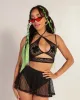 Neva Nude Black Cross Pasties sold by iHeartRaves