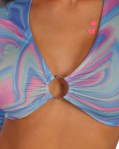 Rainbow Swish O-Ring Top sold by iHeartRaves
