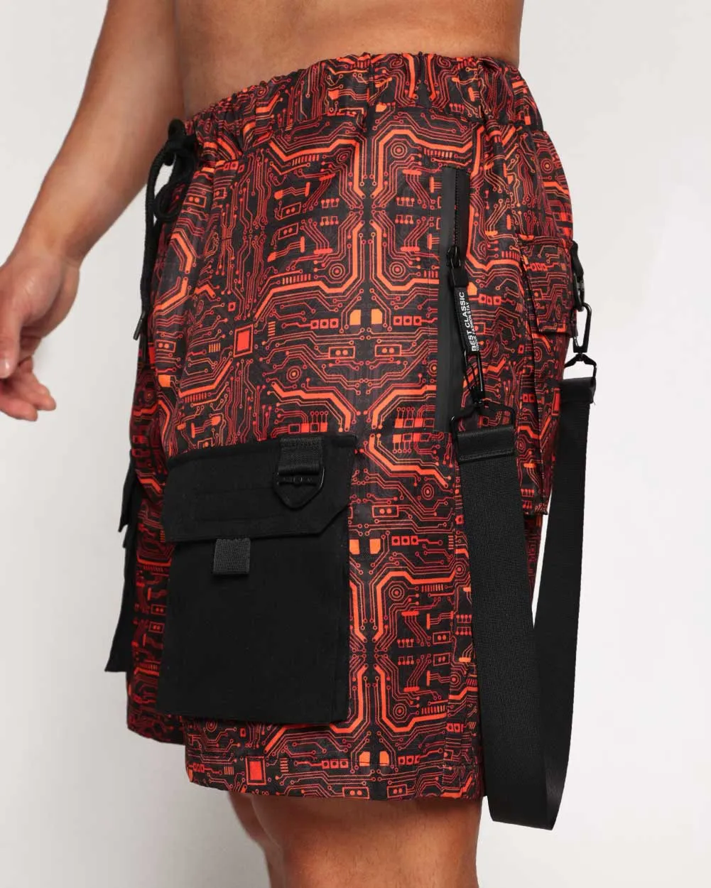 Electro Techno Cargo Shorts sold by iHeartRaves product image thumbnail 3