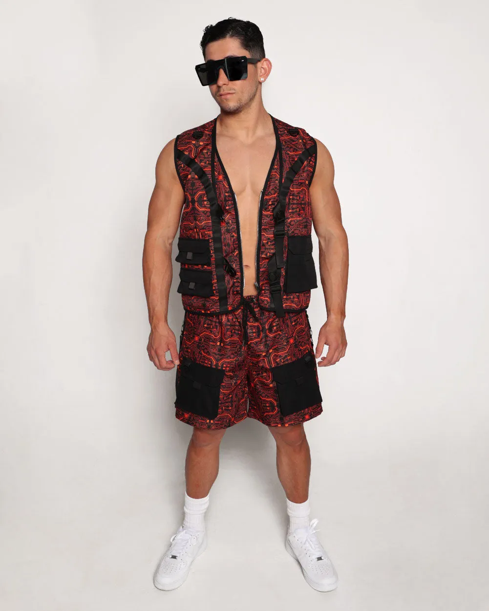 Electro Techno Cargo Shorts sold by iHeartRaves product image thumbnail 4