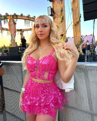 Sequin Sky Crop Top sold by iHeartRaves