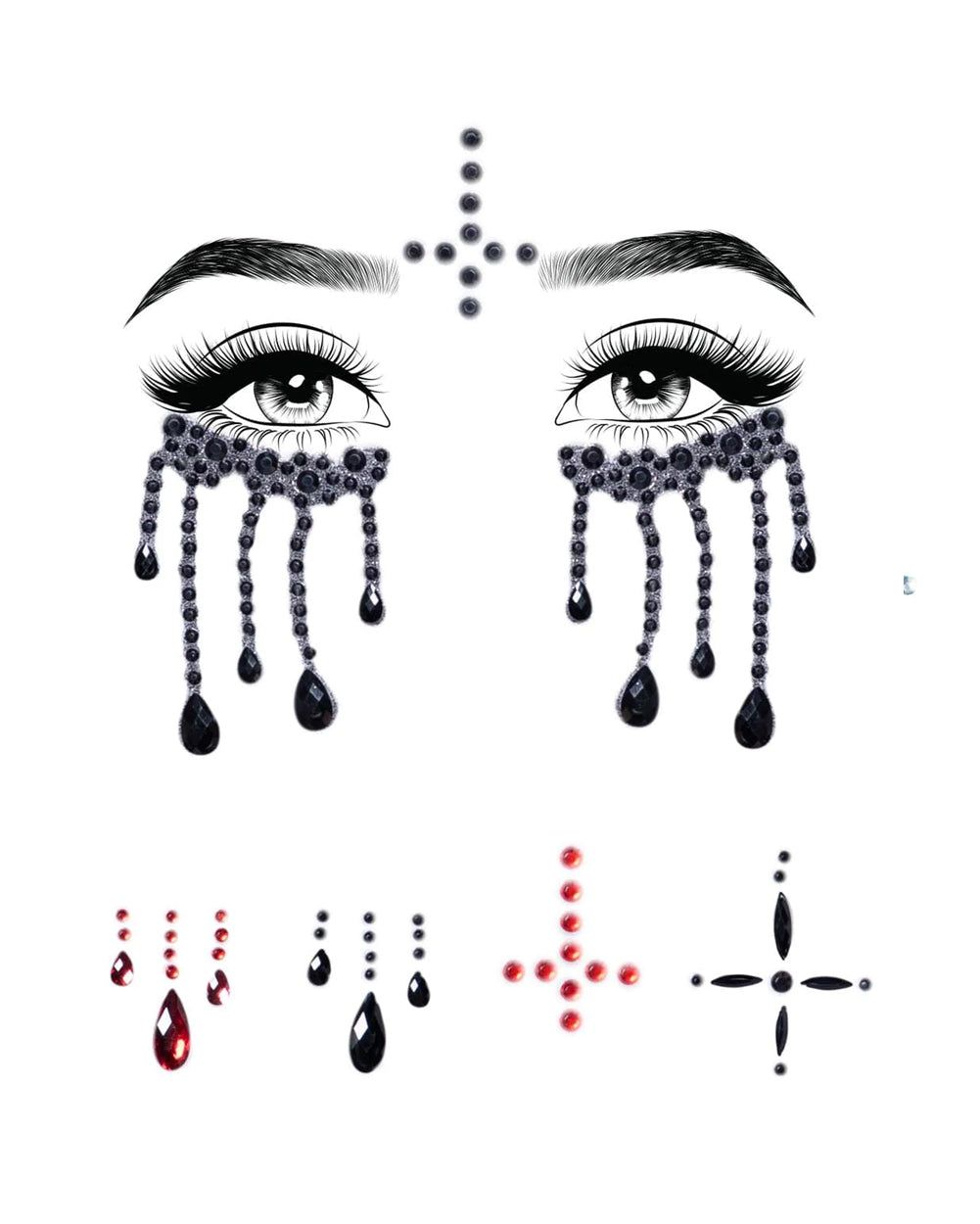 No Escape Evil Nun Face Jewels sold by iHeartRaves