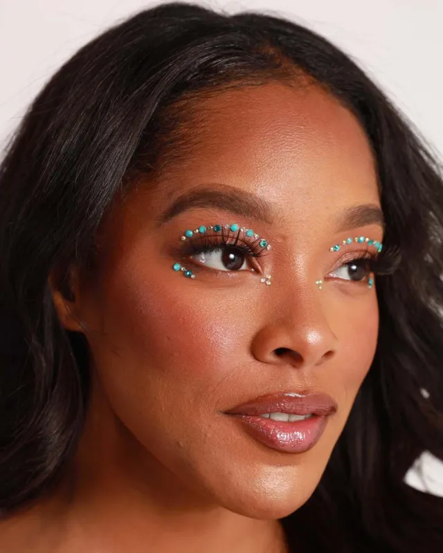 Lunautics Blue & Pearl Cut Crease Face Jewels sold by iHeartRaves