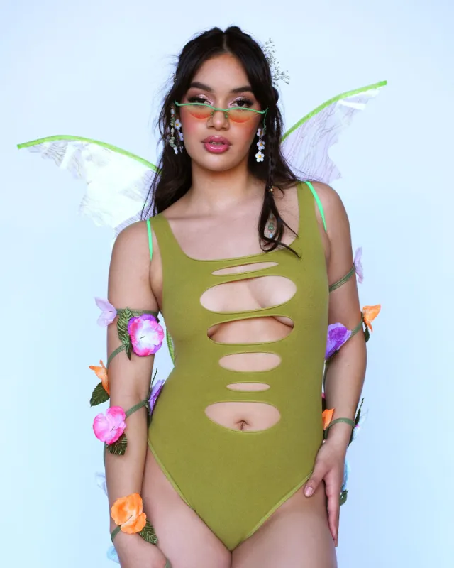 Forest Pixie Cutout Bodysuit sold by iHeartRaves